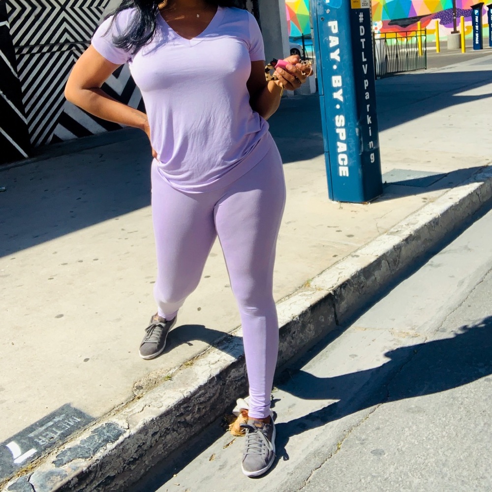 Purple lounge set